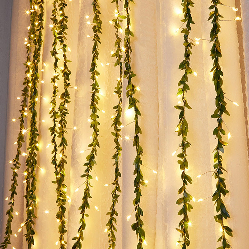 10M Fairy Lights with Artificial Vines 100LEDS USB Powered Indoor Outdoor