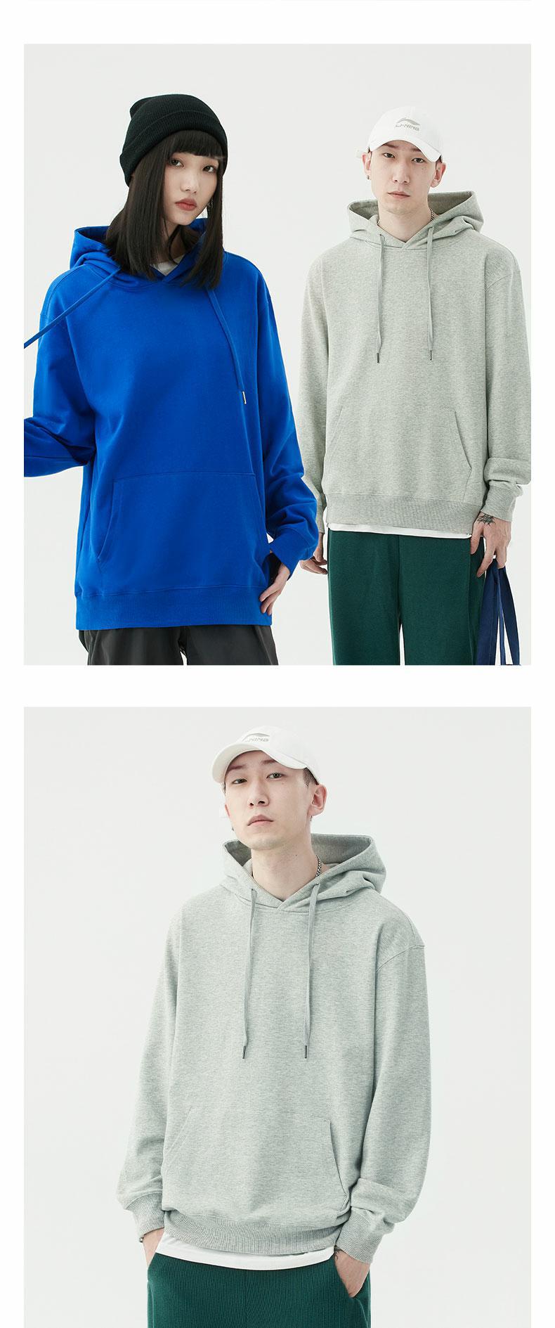 Custom Hooded Sweatshirt with Your Image Cotton Loose Couple jacket Customised LOGO Pattern